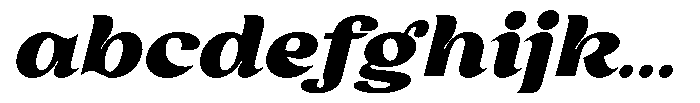 Laviossa Nova Extra Bold Italic FONT