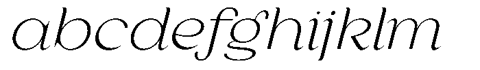 Laviossa Nova Extra Light Italic FONT
