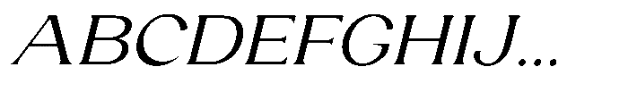 Laviossa Nova Light Italic Font UPPERCASE