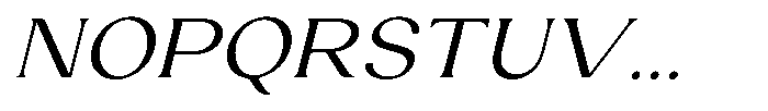 Laviossa Nova Light Italic Font UPPERCASE