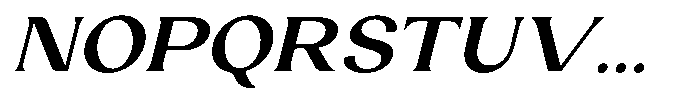 Laviossa Nova Medium Italic Font UPPERCASE