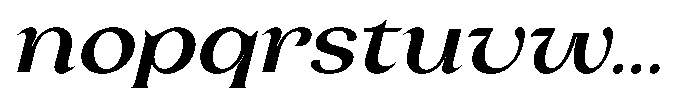 Laviossa Nova Medium Italic Font LOWERCASE
