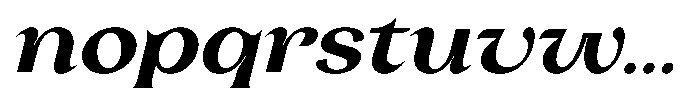 Laviossa Nova Semi Bold Italic Font LOWERCASE