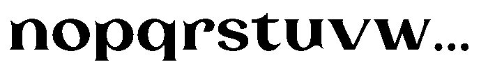Laviossa Nova Semi Bold Font LOWERCASE