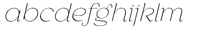 Laviossa Nova Thin Italic FONT