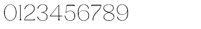 Laviossa Nova Thin Font OTHER CHARS