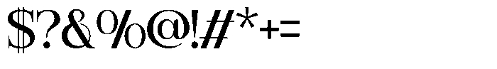 Lawthis Regular Font OTHER CHARS