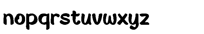 Lawuh Gorie Regular Font LOWERCASE