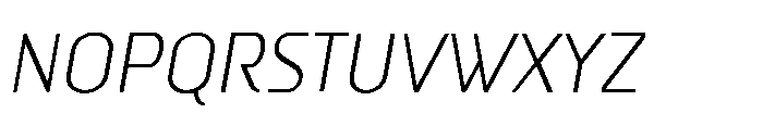 LayarBahtera Beyond Layar Bahtera Beyond Condensed Light Italic Font UPPERCASE