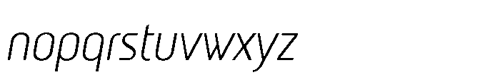 LayarBahtera Beyond Layar Bahtera Beyond Condensed Light Italic Font LOWERCASE
