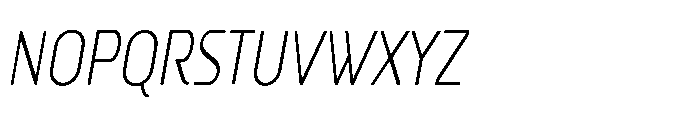 LayarBahtera Beyond Layar Bahtera Beyond VT Light Italic Font UPPERCASE