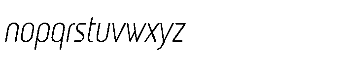 LayarBahtera Beyond Layar Bahtera Beyond XC Light Italic Font LOWERCASE