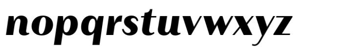 Layfort Extra Bold Italic Font LOWERCASE