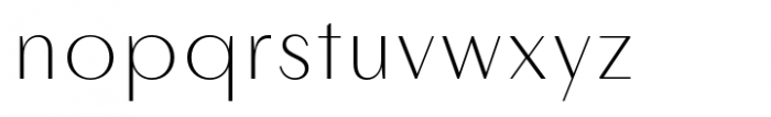 Layfort Extra Light Font LOWERCASE