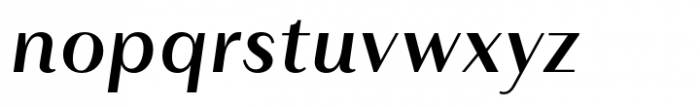 Layfort Medium Italic Font LOWERCASE