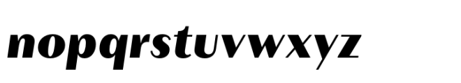 Layfort Plain Black Italic Font LOWERCASE