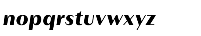 Layfort Plain Extrabold Italic Font LOWERCASE