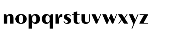 Layfort Plain Extrabold Font LOWERCASE