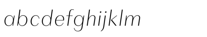 Layfort Plain Extralight Italic FONT