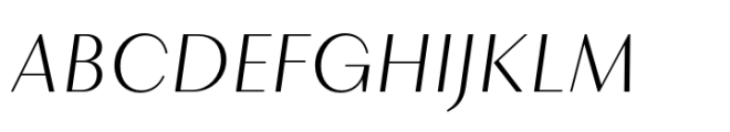 Layfort Plain Light Italic Font UPPERCASE