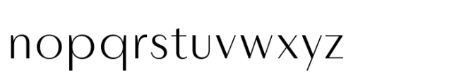 Layfort Plain Light Font LOWERCASE