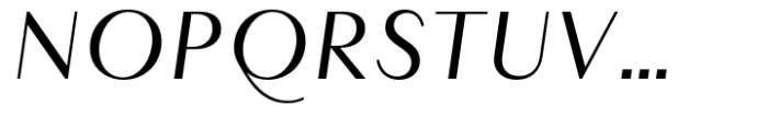 Layfort Regular Italic Font UPPERCASE