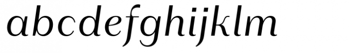 Layfort Regular Italic Font LOWERCASE