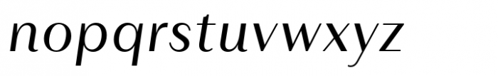 Layfort Regular Italic Font LOWERCASE