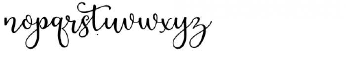 Layla Layli Regular Font LOWERCASE