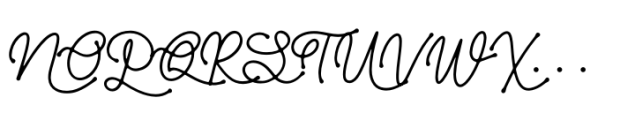 Layshy Regular Font UPPERCASE