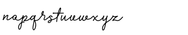Layshy Regular Font LOWERCASE
