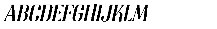 Lazelle Italic Font UPPERCASE