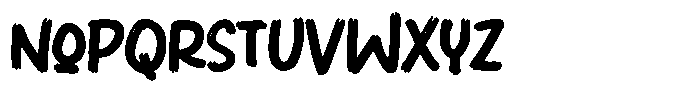 Lazy Moves Font LOWERCASE