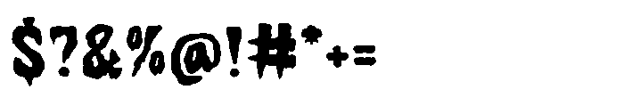 Lazy Mummy Regular Font OTHER CHARS