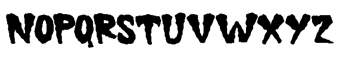 Lazy Mummy Regular Font UPPERCASE