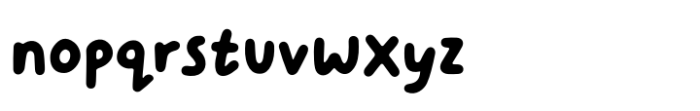 Lazy One Font LOWERCASE