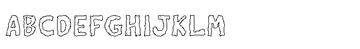 Lazy Paper Cut Lazy Busy Cut Outline FONT