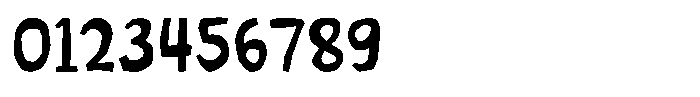 Lazy Paper Cut Regular Font OTHER CHARS