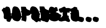 Lazy Street Graffiti Extrude Font UPPERCASE