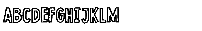 Lazy Sunday Font UPPERCASE