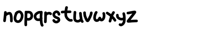 Lazybum Font LOWERCASE