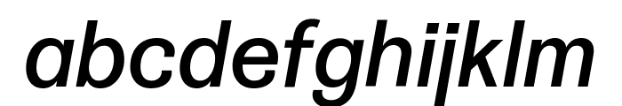 La Fabrique Pro SemiBold Italic Font LOWERCASE