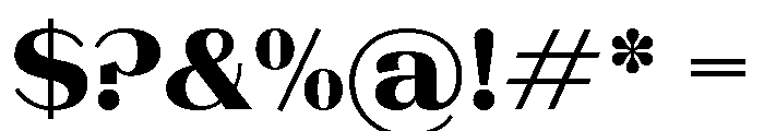 LaPontaise Black Font OTHER CHARS