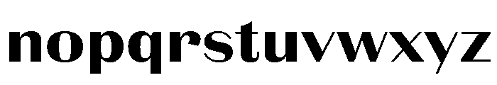 LaPontaise Black Font LOWERCASE