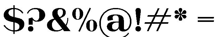 LaPontaise Bold Font OTHER CHARS