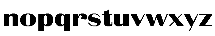 LaPontaise Heavy Font LOWERCASE