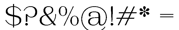 LaPontaise Light Font OTHER CHARS