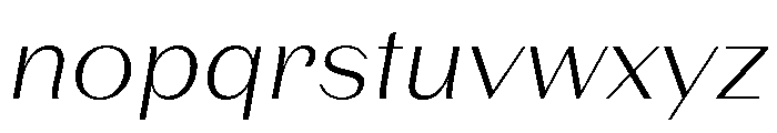 LaPontaise LightItalic Font LOWERCASE
