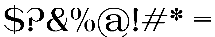 LaPontaise Medium Font OTHER CHARS