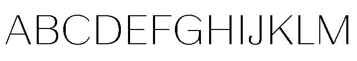 LaPontaise Thin Font UPPERCASE